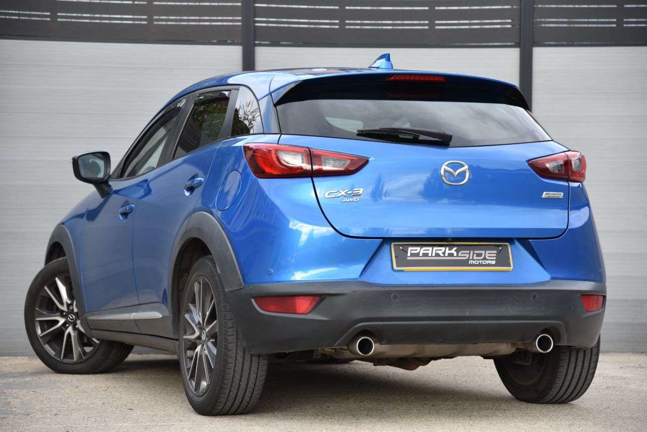 A 2017 MAZDA CX-3 1.5 SKYACTIV-D Sport Nav SUV 5dr Diesel Manual 4WD Euro 6 (s/s) (105 ps) LE A 2017 MAZDA CX-3 1.5 SKYACTIV-D Sport Nav SUV 5dr Diesel Manual 4WD Euro 6 (s/s) (105 ps) LE
