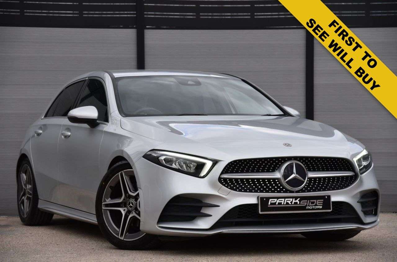 A 2020 MERCEDES-BENZ A CLASS 2.0 A200d AMG Line Hatchback 5dr Diesel 8G-DCT Euro 6 (s/s) (150 ps) SATNAV A 2020 MERCEDES-BENZ A CLASS 2.0 A200d AMG Line Hatchback 5dr Diesel 8G-DCT Euro 6 (s/s) (150 ps) SATNAV