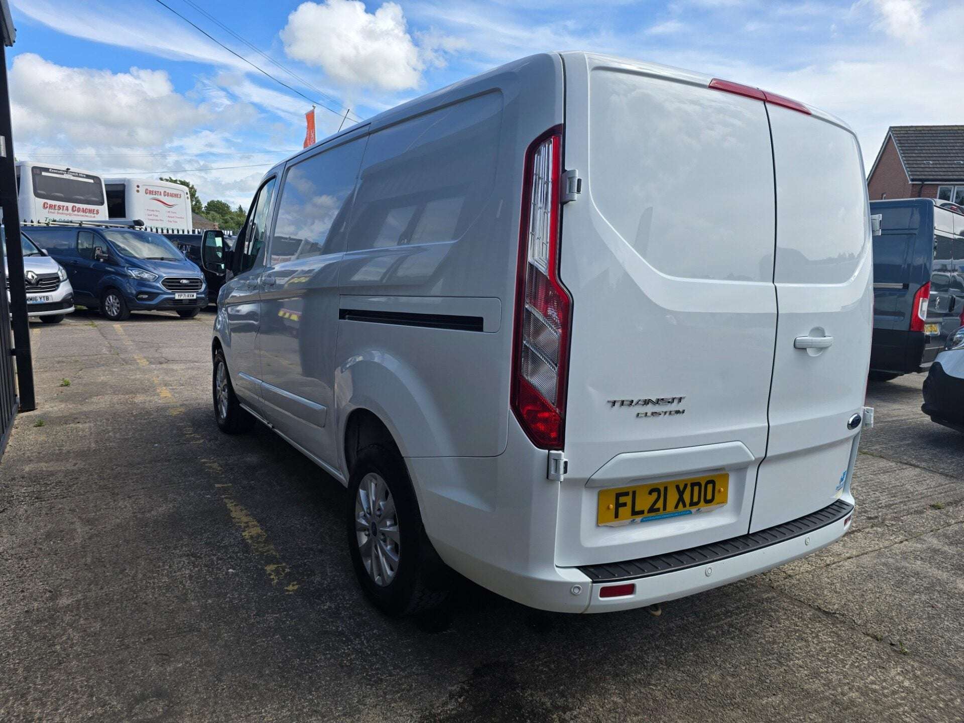A 2021 FORD TRANSIT CUSTOM 280 LIMITED P/V ECOBLUE A 2021 FORD TRANSIT CUSTOM 280 LIMITED P/V ECOBLUE