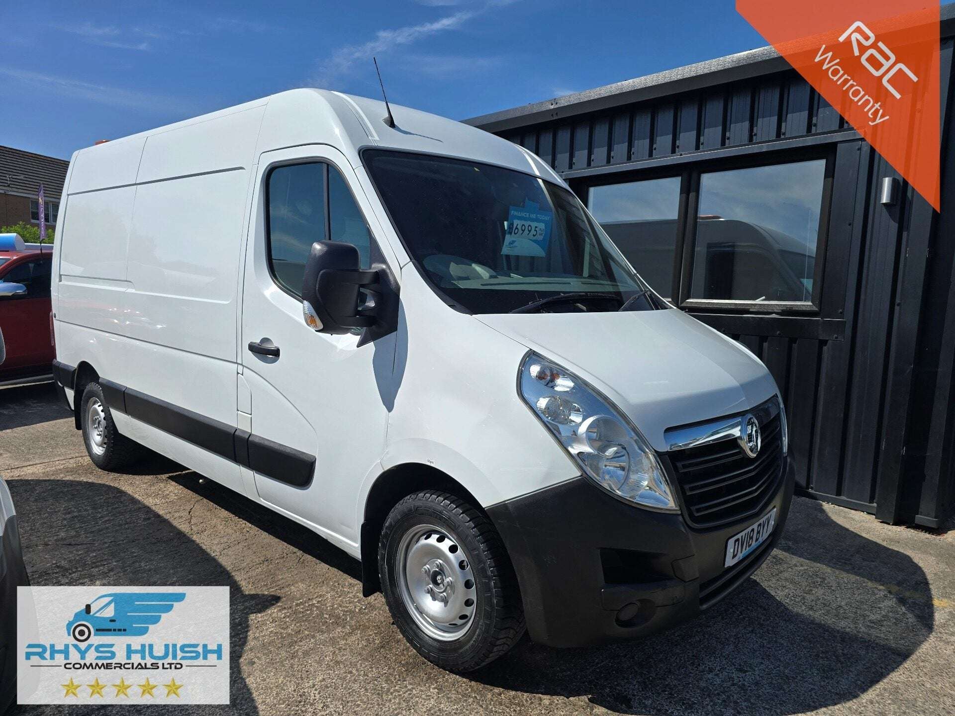 A 2018 VAUXHALL MOVANO L2H2 F3500 P/V A 2018 VAUXHALL MOVANO L2H2 F3500 P/V