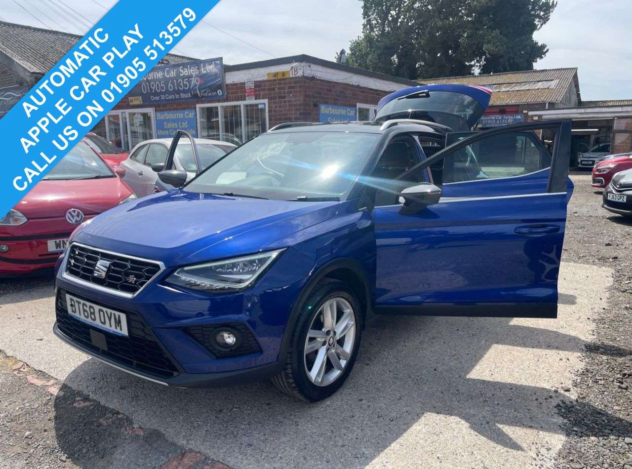 A 2018 SEAT ARONA 1.0 TSI GPF FR SUV 5dr Petrol DSG Euro 6 (s/s) (115 ps) A 2018 SEAT ARONA 1.0 TSI GPF FR SUV 5dr Petrol DSG Euro 6 (s/s) (115 ps)