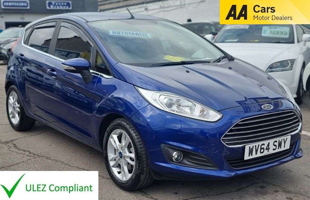 A 2014 FORD FIESTA AUTOMATIC 1.0 ZETEC 5d 100 BHP REAR PARK SENSORS,BLUETOOTH,USB/AUX A 2014 FORD FIESTA AUTOMATIC 1.0 ZETEC 5d 100 BHP REAR PARK SENSORS,BLUETOOTH,USB/AUX