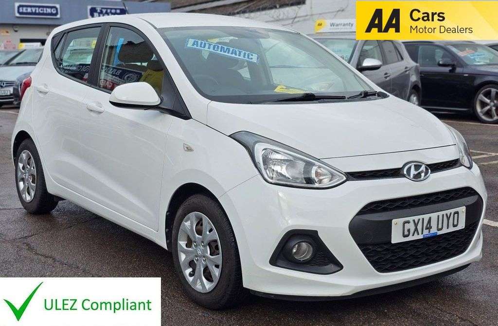 A 2014 HYUNDAI I10 AUTOMATIC 1.2 SE 5d 86 BHP MOT 13/03/2026 A 2014 HYUNDAI I10 AUTOMATIC 1.2 SE 5d 86 BHP MOT 13/03/2026