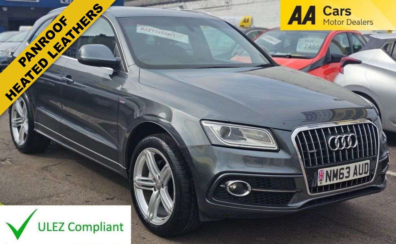 A 2013 AUDI Q5 AUTOMATIC 2.0 TFSI QUATTRO S LINE PLUS 5d 222 BHP PANORAMIC SUNROOF,SAT/NAV A 2013 AUDI Q5 AUTOMATIC 2.0 TFSI QUATTRO S LINE PLUS 5d 222 BHP PANORAMIC SUNROOF,SAT/NAV