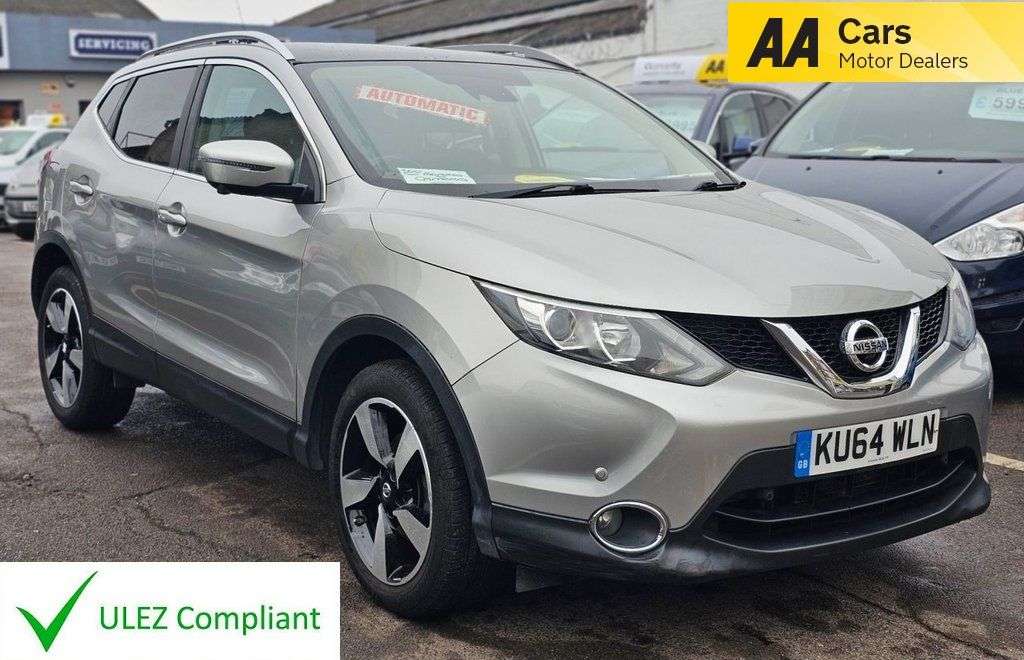 A 2014 NISSAN QASHQAI AUTOMATIC 1.2 DIG-T n-tec+ SUV 5dr Petrol XTRON 2WD Euro 5 (s/s) (115 ps) F A 2014 NISSAN QASHQAI AUTOMATIC 1.2 DIG-T n-tec+ SUV 5dr Petrol XTRON 2WD Euro 5 (s/s) (115 ps) F