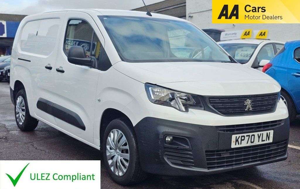 A 2020 PEUGEOT PARTNER 1.5 BlueHDi 950 Professional Long Panel Van 6dr Diesel Manual LWB Euro 6 (s A 2020 PEUGEOT PARTNER 1.5 BlueHDi 950 Professional Long Panel Van 6dr Diesel Manual LWB Euro 6 (s