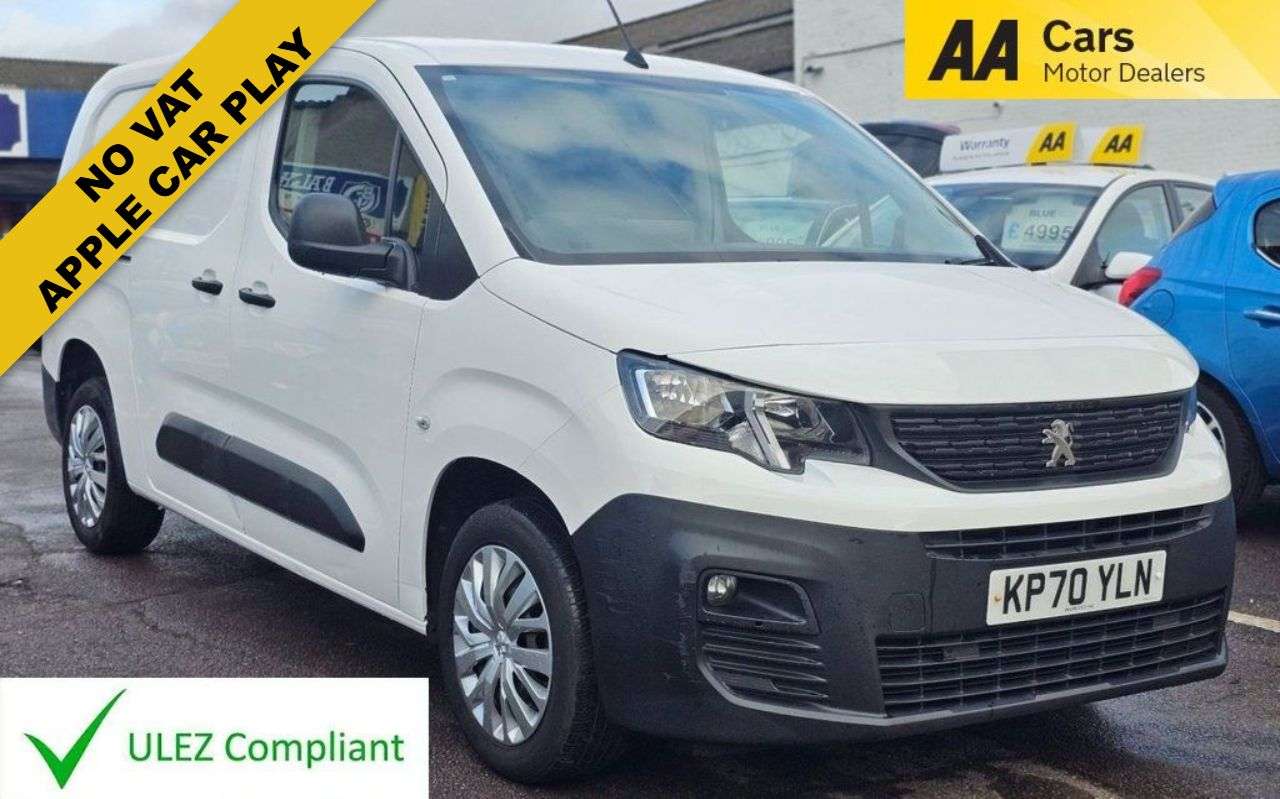 A 2020 PEUGEOT PARTNER 1.5 BlueHDi 950 Professional Long Panel Van 6dr Diesel Manual LWB Euro 6 (s A 2020 PEUGEOT PARTNER 1.5 BlueHDi 950 Professional Long Panel Van 6dr Diesel Manual LWB Euro 6 (s