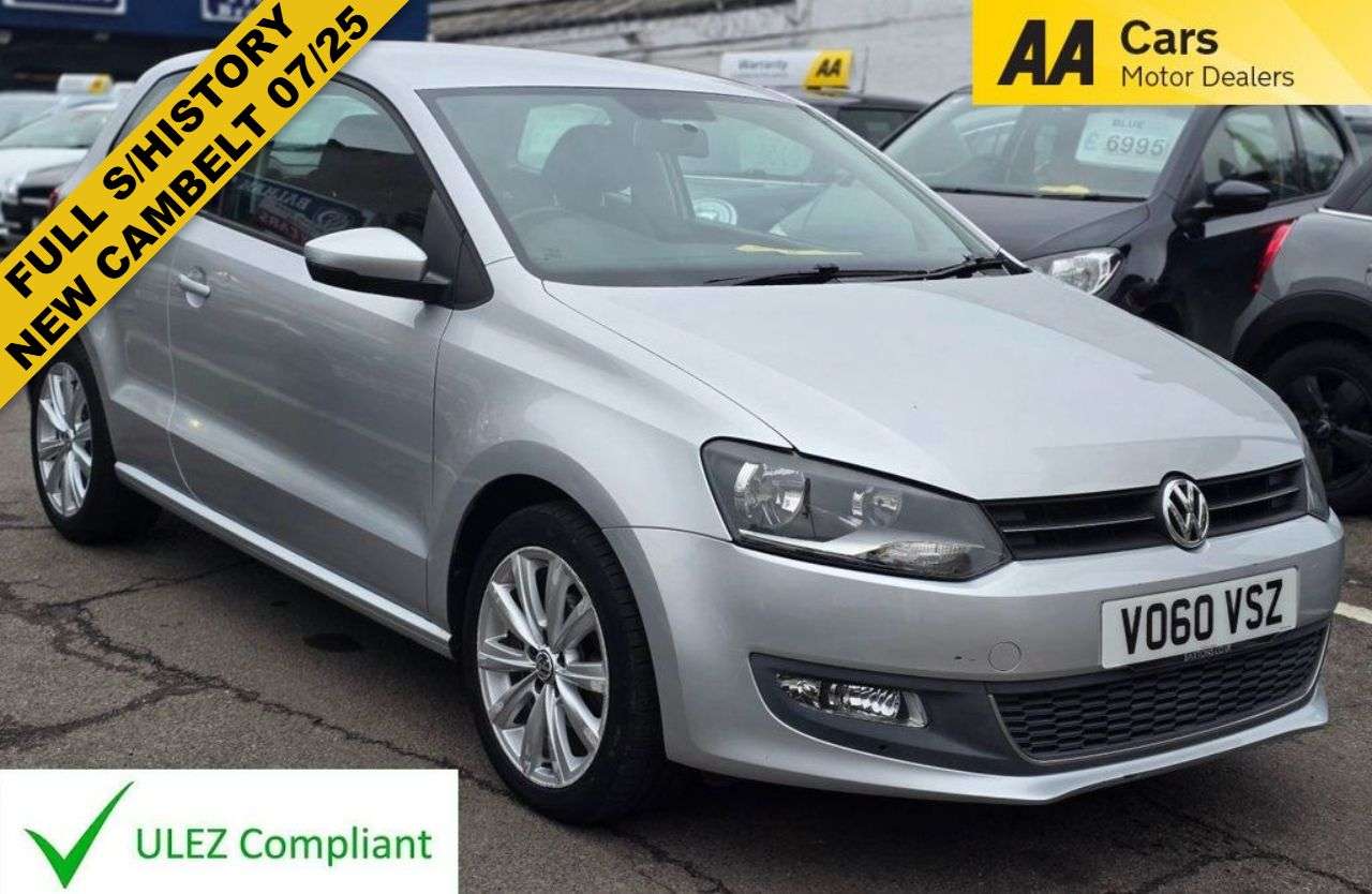 A 2010 VOLKSWAGEN POLO 1.4 SEL Hatchback 3dr Petrol Manual Euro 5 (85 ps) NEW TIMING BELT@01/07/20 A 2010 VOLKSWAGEN POLO 1.4 SEL Hatchback 3dr Petrol Manual Euro 5 (85 ps) NEW TIMING BELT@01/07/20