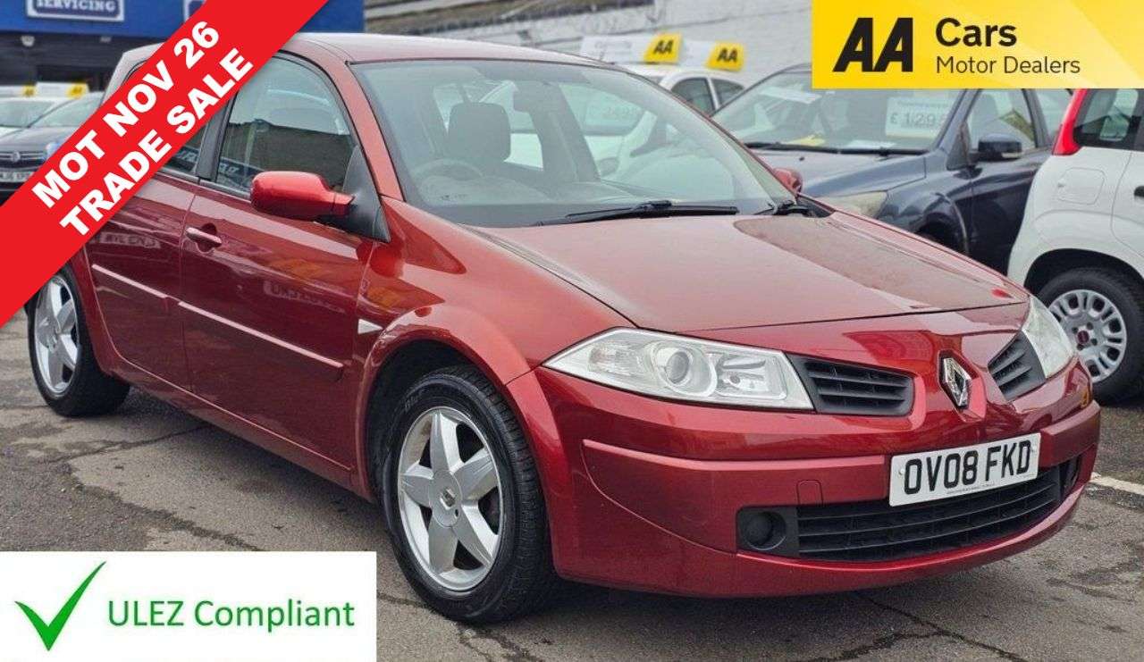 A 2008 RENAULT MEGANE 1.4 16v Extreme Hatchback 5dr Petrol Manual (165 g/km, 100 bhp) TRADE SALE, A 2008 RENAULT MEGANE 1.4 16v Extreme Hatchback 5dr Petrol Manual (165 g/km, 100 bhp) TRADE SALE,