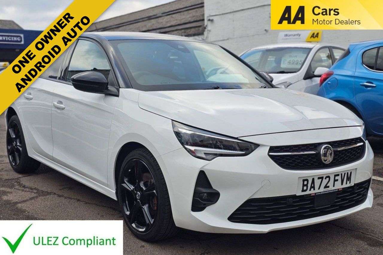 A 2022 VAUXHALL CORSA 1.2 Turbo GS Line Hatchback 5dr Petrol Manual Euro 6 (s/s) (100 ps) VAUXHAL A 2022 VAUXHALL CORSA 1.2 Turbo GS Line Hatchback 5dr Petrol Manual Euro 6 (s/s) (100 ps) VAUXHAL