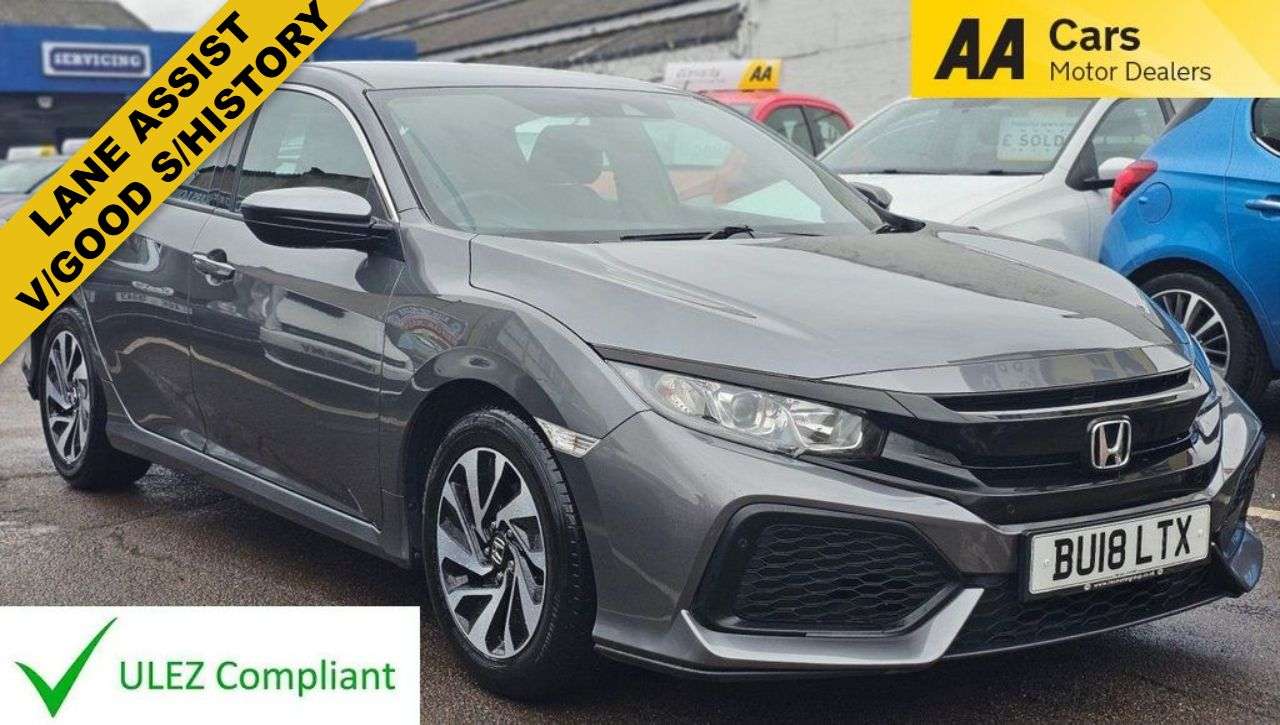 A 2018 HONDA CIVIC AUTOMATIC 1.0 VTEC Turbo SE Hatchback 5dr Petrol CVT Euro 6 (s/s) (126 ps) A 2018 HONDA CIVIC AUTOMATIC 1.0 VTEC Turbo SE Hatchback 5dr Petrol CVT Euro 6 (s/s) (126 ps)