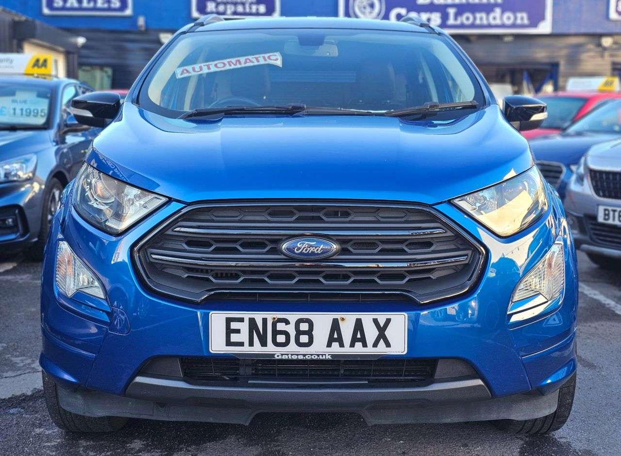 A 2018 FORD ECOSPORT AUTOMATIC 1.0T EcoBoost GPF ST-Line SUV 5dr Petrol Auto Euro 6 (s/s) (125 p A 2018 FORD ECOSPORT AUTOMATIC 1.0T EcoBoost GPF ST-Line SUV 5dr Petrol Auto Euro 6 (s/s) (125 p