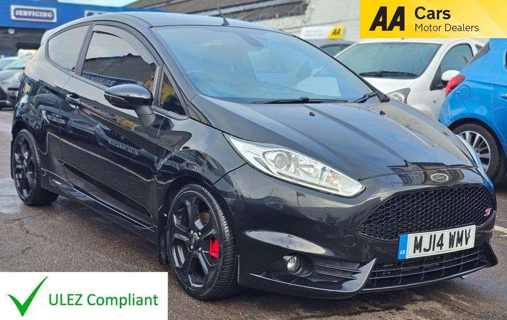 A 2014 FORD FIESTA 1.6T EcoBoost ST-3 Hatchback 3dr Petrol Manual Euro 5 (s/s) (182 ps) HEATED A 2014 FORD FIESTA 1.6T EcoBoost ST-3 Hatchback 3dr Petrol Manual Euro 5 (s/s) (182 ps) HEATED