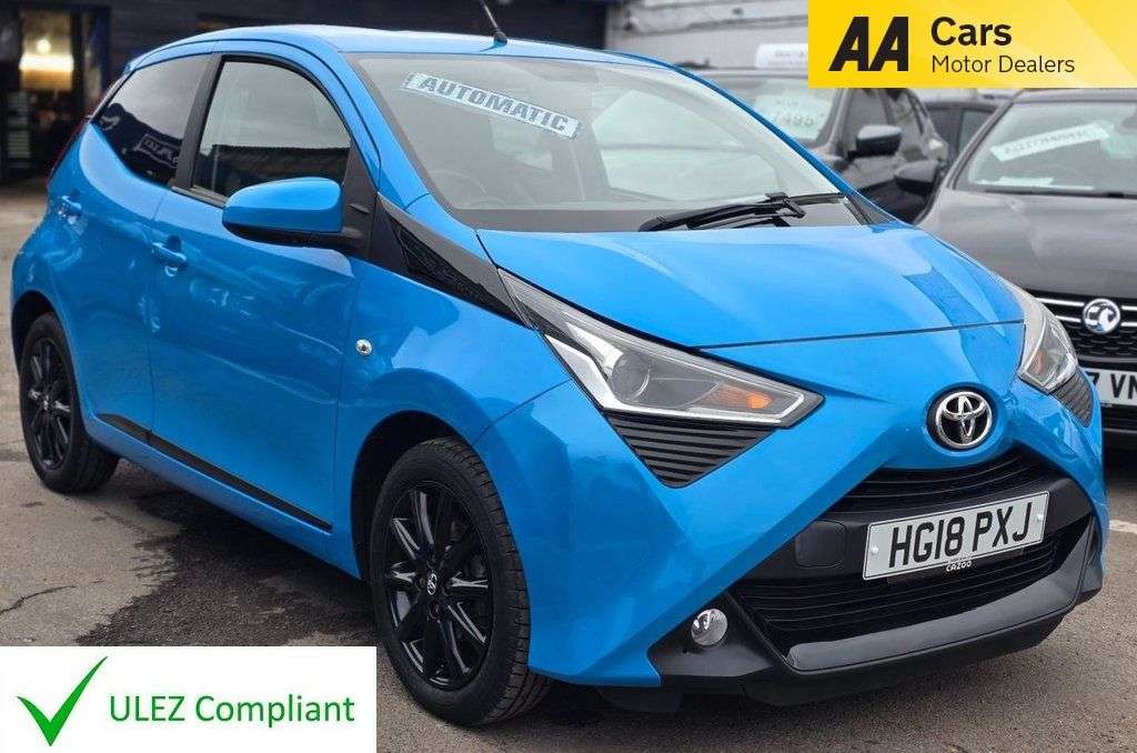 A 2018 TOYOTA AYGO AUTOMATIC 1.0 VVT-i x-press Hatchback 5dr Petrol x-shift Euro 6 (71 ps) VER A 2018 TOYOTA AYGO AUTOMATIC 1.0 VVT-i x-press Hatchback 5dr Petrol x-shift Euro 6 (71 ps) VER