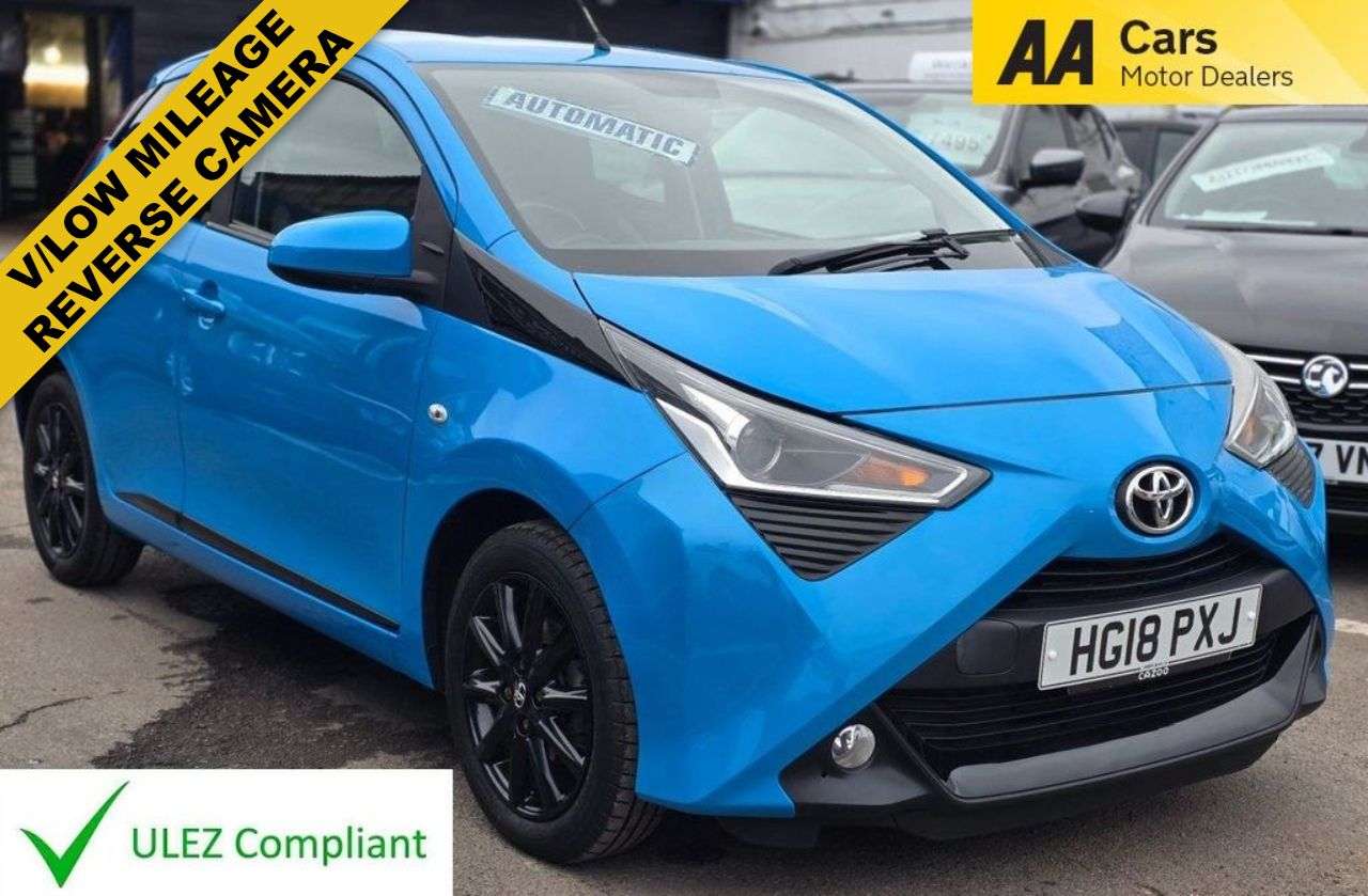 A 2018 TOYOTA AYGO AUTOMATIC 1.0 VVT-i x-press Hatchback 5dr Petrol x-shift Euro 6 (71 ps) VER A 2018 TOYOTA AYGO AUTOMATIC 1.0 VVT-i x-press Hatchback 5dr Petrol x-shift Euro 6 (71 ps) VER