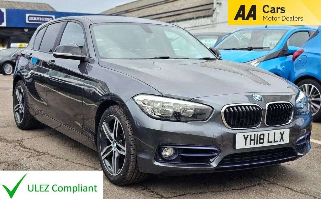 A 2018 BMW 1 SERIES 1.5 118i Sport Hatchback 5dr Petrol Auto Euro 6 (s/s) (136 ps) SAT/NAV,PRIV A 2018 BMW 1 SERIES 1.5 118i Sport Hatchback 5dr Petrol Auto Euro 6 (s/s) (136 ps) SAT/NAV,PRIV