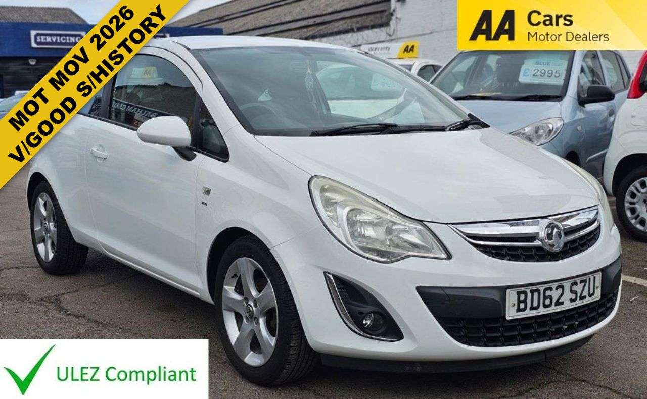 A 2012 VAUXHALL CORSA 1.2i ecoFLEX 16V SXi Hatchback 3dr Petrol Manual Euro 5 (s/s) (A/C) (85 ps) A 2012 VAUXHALL CORSA 1.2i ecoFLEX 16V SXi Hatchback 3dr Petrol Manual Euro 5 (s/s) (A/C) (85 ps)