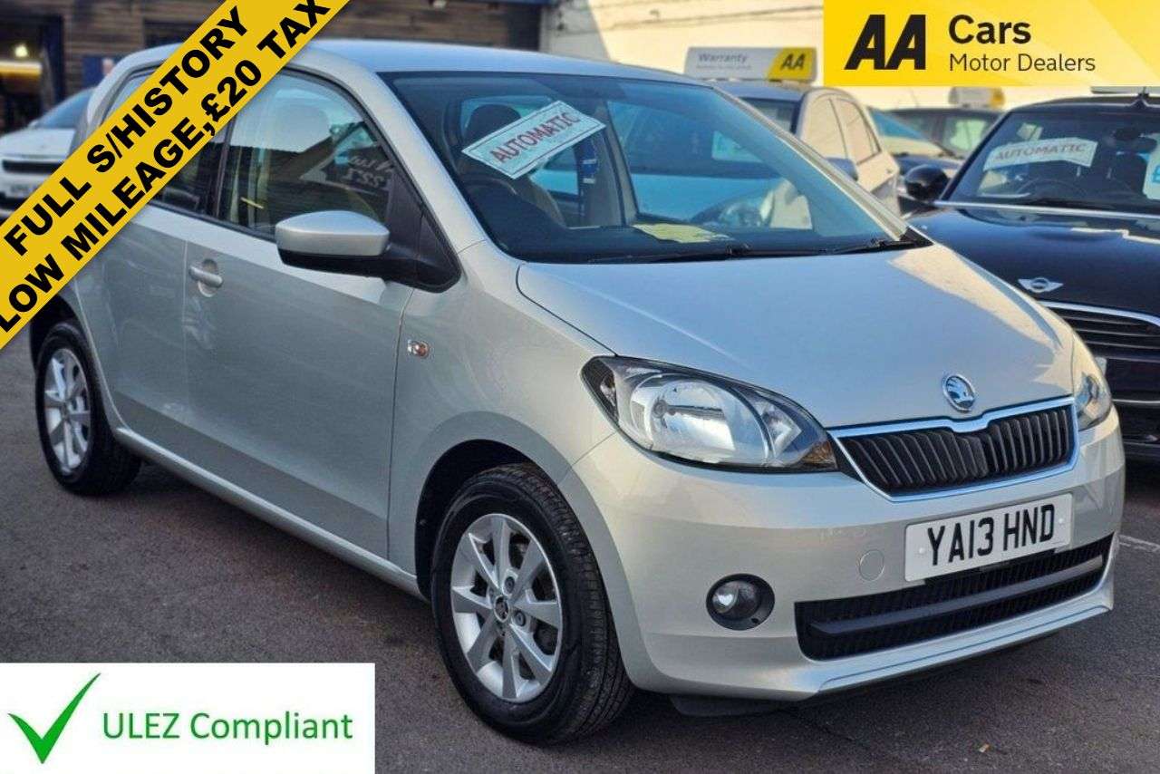 A 2013 SKODA CITIGO AUTOMATIC 1.0 MPI Elegance Hatchback 5dr Petrol ASG Euro 5 (75 ps) FULL SER A 2013 SKODA CITIGO AUTOMATIC 1.0 MPI Elegance Hatchback 5dr Petrol ASG Euro 5 (75 ps) FULL SER