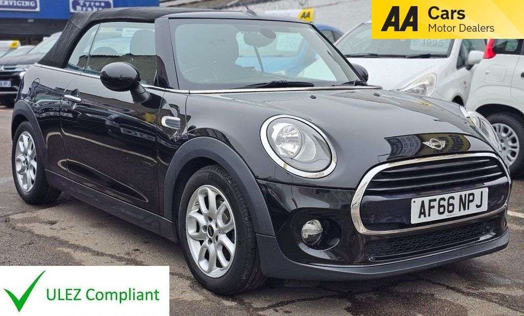 A 2016 MINI CONVERTIBLE AUTOMATIC 1.5 Cooper Convertible 2dr Petrol Auto Euro 6 (s/s) (136 ps) FULL A 2016 MINI CONVERTIBLE AUTOMATIC 1.5 Cooper Convertible 2dr Petrol Auto Euro 6 (s/s) (136 ps) FULL