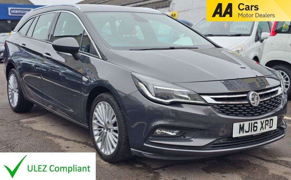 A 2016 VAUXHALL ASTRA AUTOMATIC 1.4i Turbo Elite Nav Sports Tourer 5dr Petrol Auto Euro 6 (s/s) ( A 2016 VAUXHALL ASTRA AUTOMATIC 1.4i Turbo Elite Nav Sports Tourer 5dr Petrol Auto Euro 6 (s/s) (