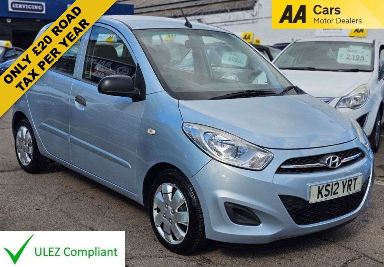 A 2012 HYUNDAI I10 1.2 Classic Hatchback 5dr Petrol Manual Euro 5 (85 bhp) GOOD SERVICE HISTOR A 2012 HYUNDAI I10 1.2 Classic Hatchback 5dr Petrol Manual Euro 5 (85 bhp) GOOD SERVICE HISTOR