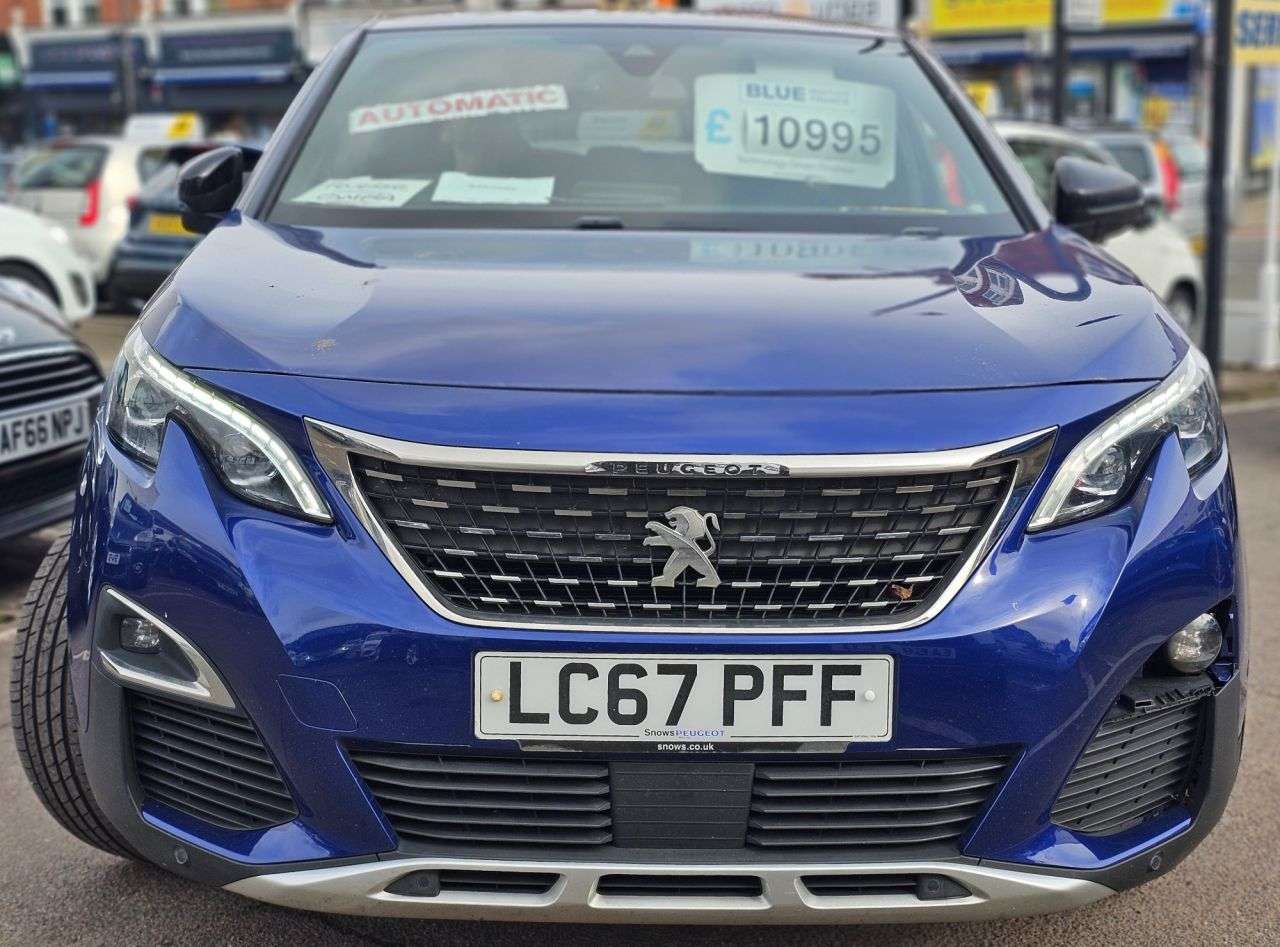 A 2017 PEUGEOT 3008 AUTOMATIC 1.6 THP GT Line SUV 5dr Petrol EAT Euro 6 (s/s) (165 ps) HALF LEA A 2017 PEUGEOT 3008 AUTOMATIC 1.6 THP GT Line SUV 5dr Petrol EAT Euro 6 (s/s) (165 ps) HALF LEA