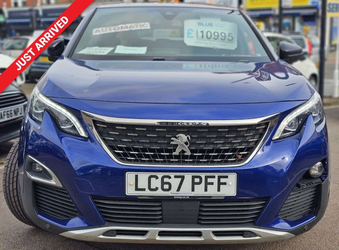 A 2017 PEUGEOT 3008 AUTOMATIC 1.6 THP GT Line SUV 5dr Petrol EAT Euro 6 (s/s) (165 ps) HALF LEA A 2017 PEUGEOT 3008 AUTOMATIC 1.6 THP GT Line SUV 5dr Petrol EAT Euro 6 (s/s) (165 ps) HALF LEA