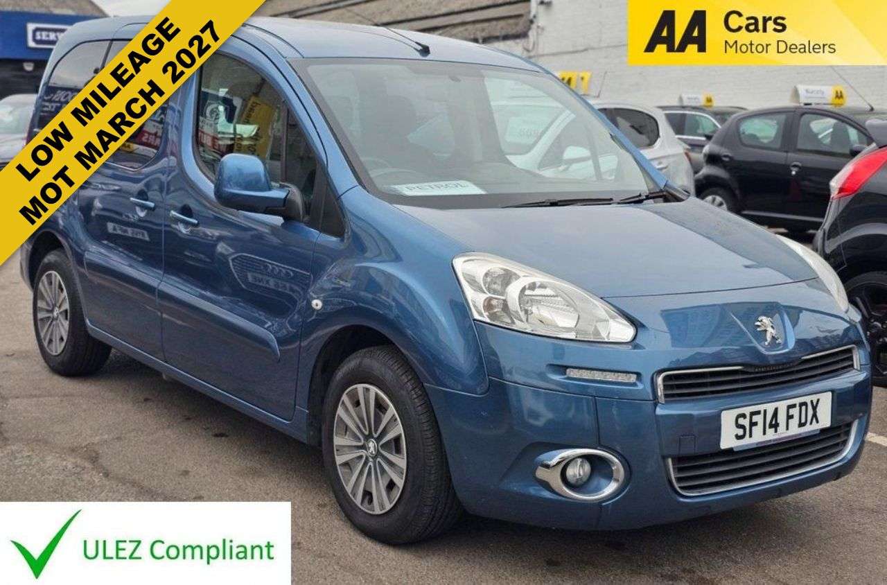 A 2014 PEUGEOT PARTNER TEPEE 1.6 VTi Tepee S MPV 5dr Petrol Manual (169 g/km, 120 bhp) FULL SERVICE HIST A 2014 PEUGEOT PARTNER TEPEE 1.6 VTi Tepee S MPV 5dr Petrol Manual (169 g/km, 120 bhp) FULL SERVICE HIST