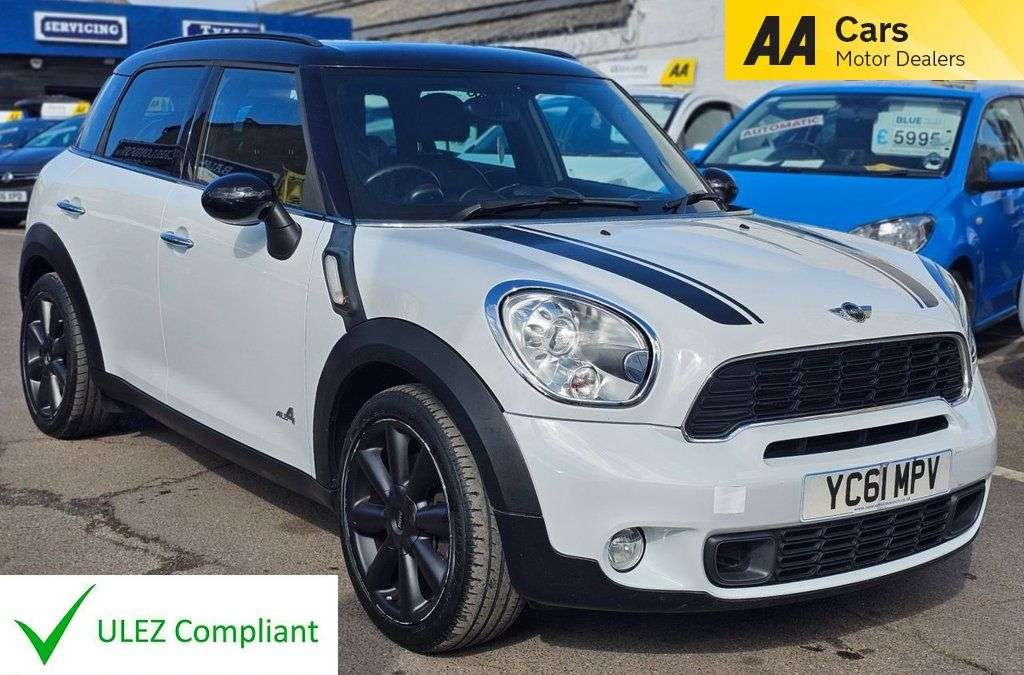 A 2011 MINI COUNTRYMAN 1.6 Cooper S SUV 5dr Petrol Manual ALL4 Euro 5 (s/s) (184 ps) FULL SERVICE A 2011 MINI COUNTRYMAN 1.6 Cooper S SUV 5dr Petrol Manual ALL4 Euro 5 (s/s) (184 ps) FULL SERVICE
