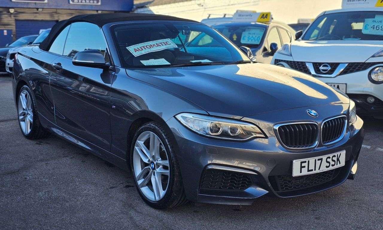 A 2017 BMW 2 SERIES AUTOMATIC 1.5 218i M Sport Convertible 2dr Petrol Auto Euro 6 (s/s) (136 ps A 2017 BMW 2 SERIES AUTOMATIC 1.5 218i M Sport Convertible 2dr Petrol Auto Euro 6 (s/s) (136 ps