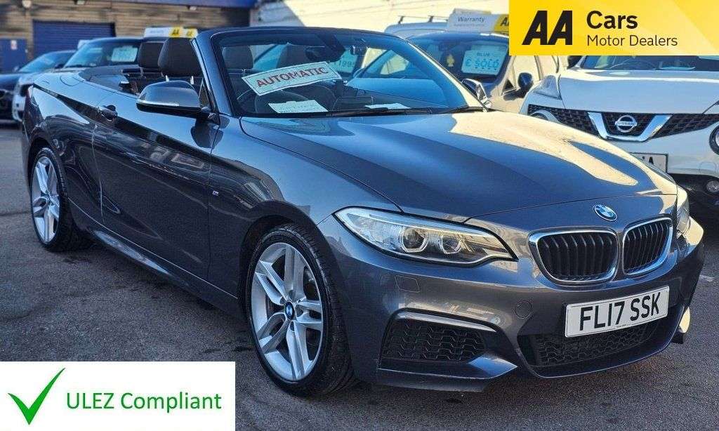 A 2017 BMW 2 SERIES AUTOMATIC 1.5 218i M Sport Convertible 2dr Petrol Auto Euro 6 (s/s) (136 ps A 2017 BMW 2 SERIES AUTOMATIC 1.5 218i M Sport Convertible 2dr Petrol Auto Euro 6 (s/s) (136 ps