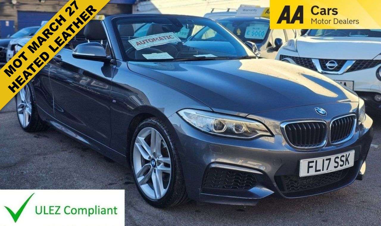 A 2017 BMW 2 SERIES AUTOMATIC 1.5 218i M Sport Convertible 2dr Petrol Auto Euro 6 (s/s) (136 ps A 2017 BMW 2 SERIES AUTOMATIC 1.5 218i M Sport Convertible 2dr Petrol Auto Euro 6 (s/s) (136 ps