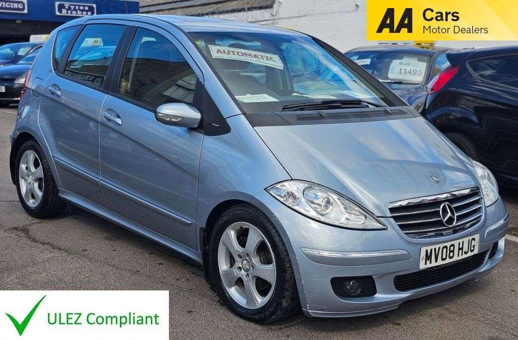 A 2008 MERCEDES-BENZ A-CLASS 1.7 A170 Avantgarde SE Hatchback 5dr Petrol CVT (157 g/km, 116 bhp) HALF LE A 2008 MERCEDES-BENZ A-CLASS 1.7 A170 Avantgarde SE Hatchback 5dr Petrol CVT (157 g/km, 116 bhp) HALF LE