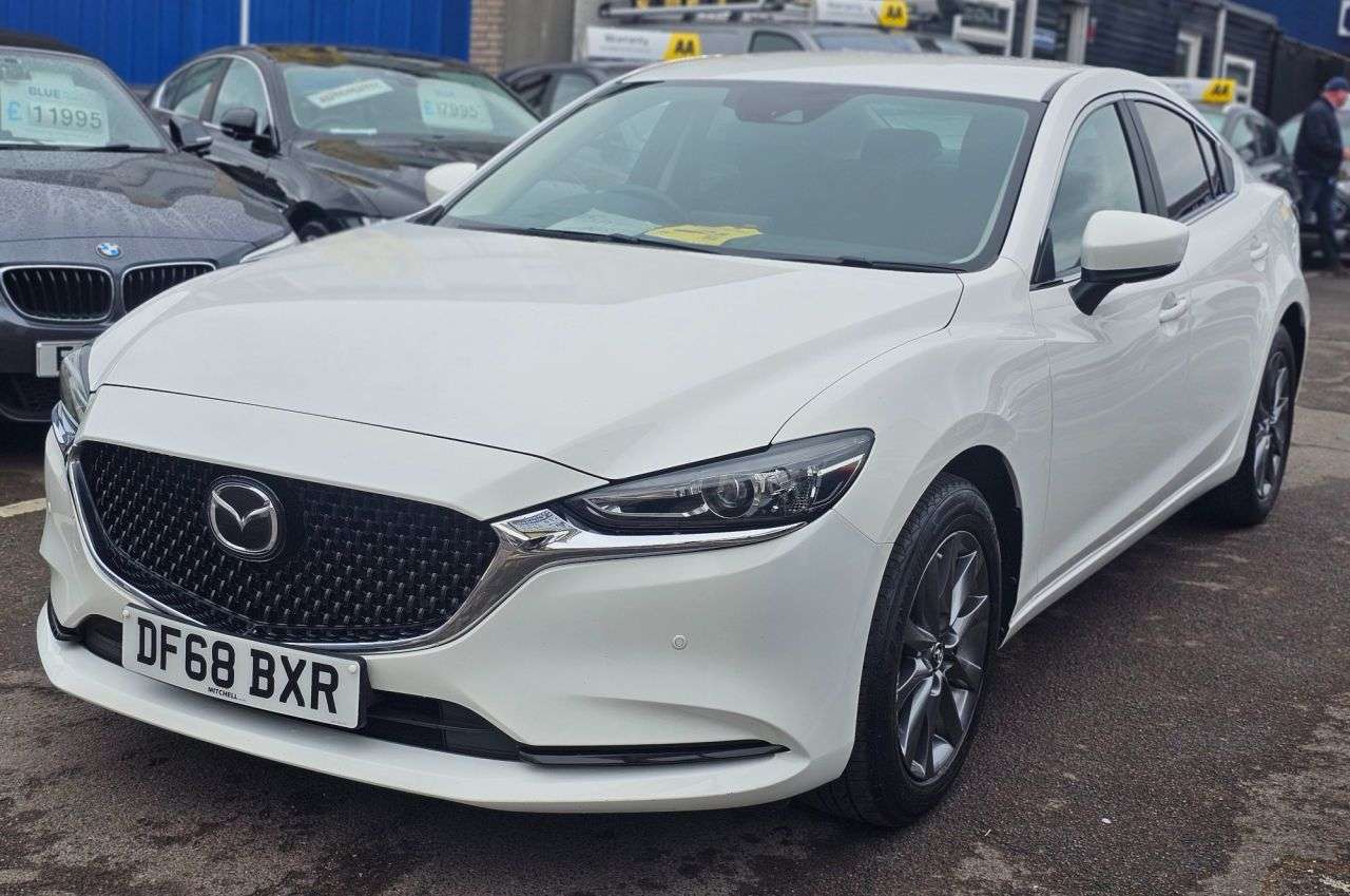A 2019 MAZDA MAZDA6 2.0 SKYACTIV-G SE-L Nav+ Saloon 4dr Petrol Manual Euro 6 (s/s) (145 ps) SAT A 2019 MAZDA MAZDA6 2.0 SKYACTIV-G SE-L Nav+ Saloon 4dr Petrol Manual Euro 6 (s/s) (145 ps) SAT