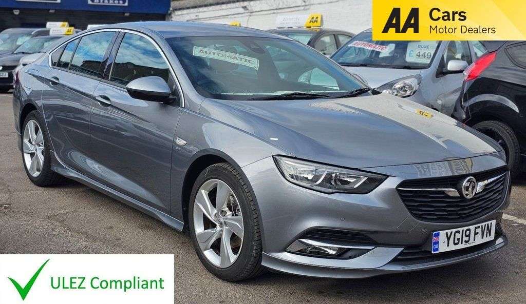 A 2019 VAUXHALL INSIGNIA AUTOMATIC 1.5i Turbo GPF SRi VX Line Nav Grand Sport 5dr Petrol Automatic E A 2019 VAUXHALL INSIGNIA AUTOMATIC 1.5i Turbo GPF SRi VX Line Nav Grand Sport 5dr Petrol Automatic E