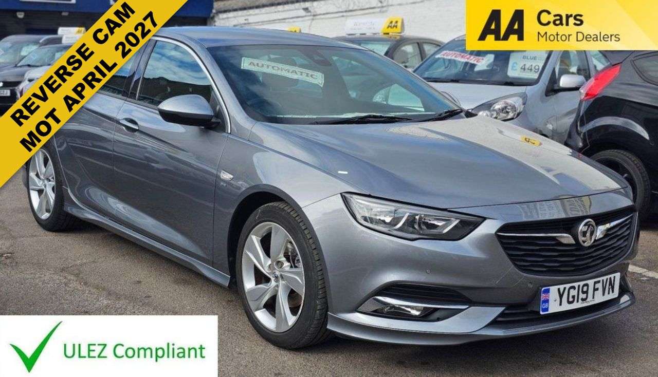 A 2019 VAUXHALL INSIGNIA AUTOMATIC 1.5i Turbo GPF SRi VX Line Nav Grand Sport 5dr Petrol Automatic E A 2019 VAUXHALL INSIGNIA AUTOMATIC 1.5i Turbo GPF SRi VX Line Nav Grand Sport 5dr Petrol Automatic E