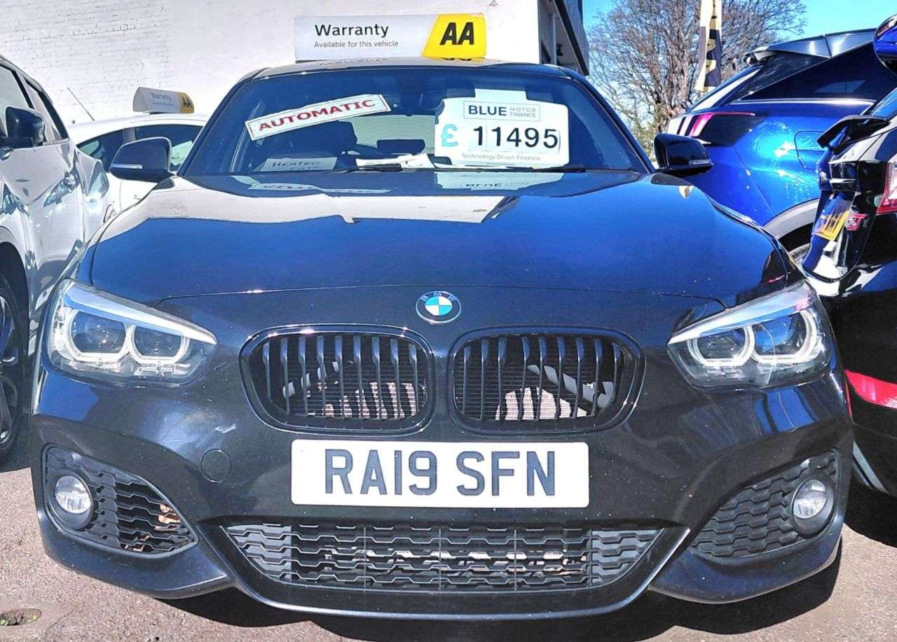 A 2019 BMW 1 SERIES 1.5 118i GPF M Sport Shadow Edition Hatchback 5dr Petrol Auto Euro 6 (s/s) A 2019 BMW 1 SERIES 1.5 118i GPF M Sport Shadow Edition Hatchback 5dr Petrol Auto Euro 6 (s/s)