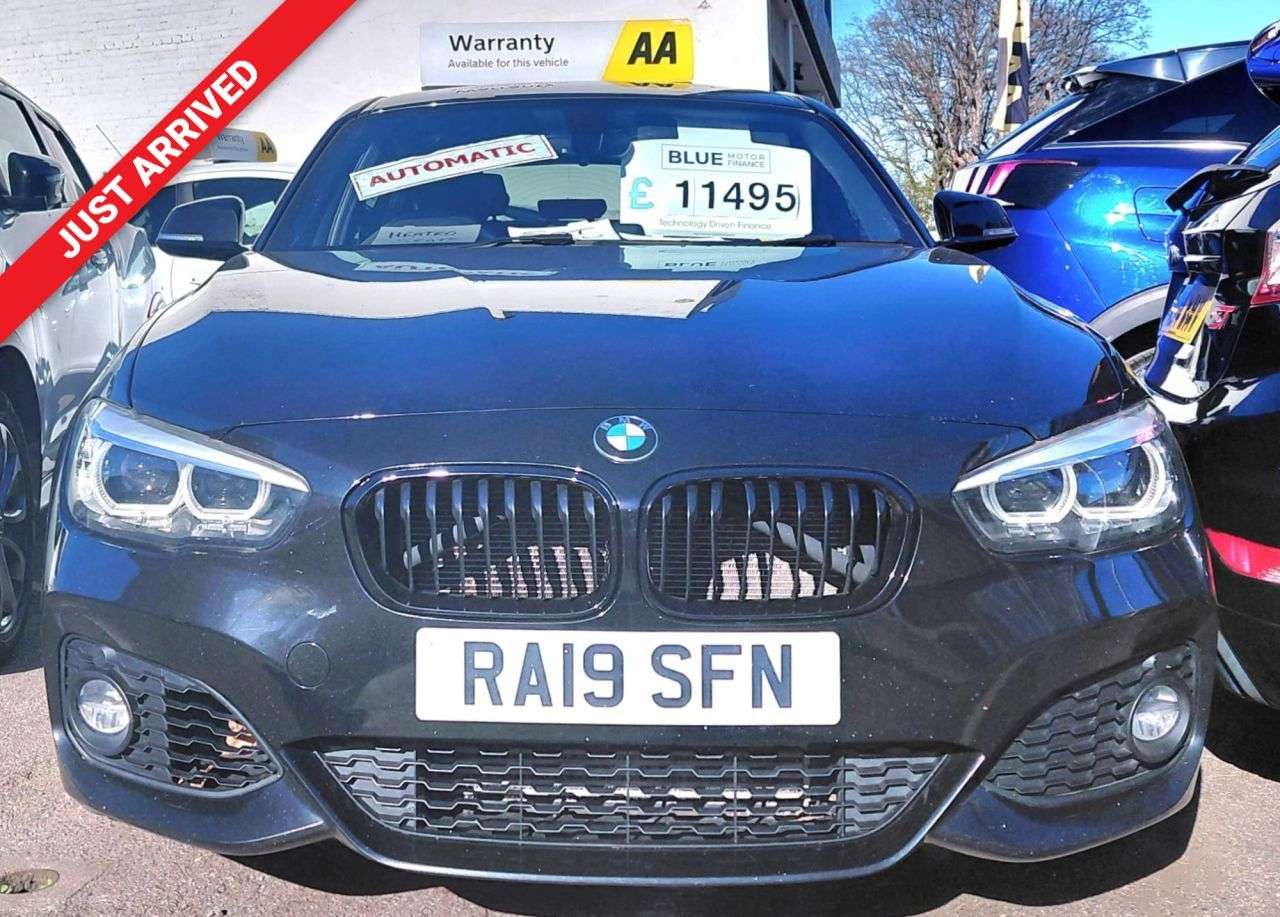 A 2019 BMW 1 SERIES 1.5 118i GPF M Sport Shadow Edition Hatchback 5dr Petrol Auto Euro 6 (s/s) A 2019 BMW 1 SERIES 1.5 118i GPF M Sport Shadow Edition Hatchback 5dr Petrol Auto Euro 6 (s/s)