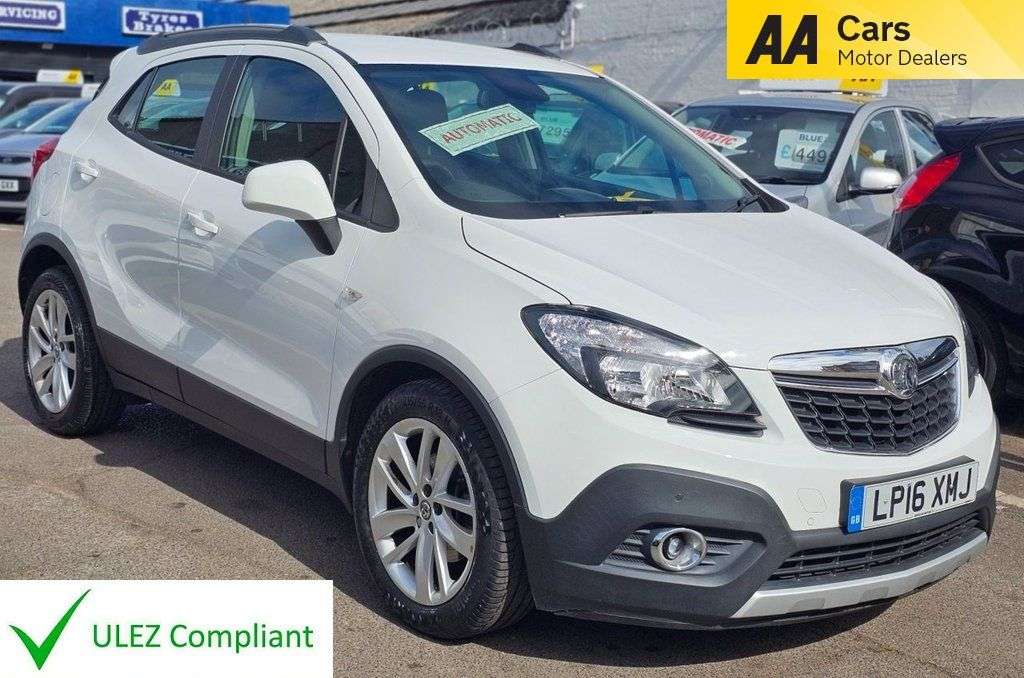 A 2016 VAUXHALL MOKKA AUTOMATIC 1.4i Turbo Exclusiv SUV 5dr Petrol Auto 2WD Euro 6 (140 ps) FRONT A 2016 VAUXHALL MOKKA AUTOMATIC 1.4i Turbo Exclusiv SUV 5dr Petrol Auto 2WD Euro 6 (140 ps) FRONT