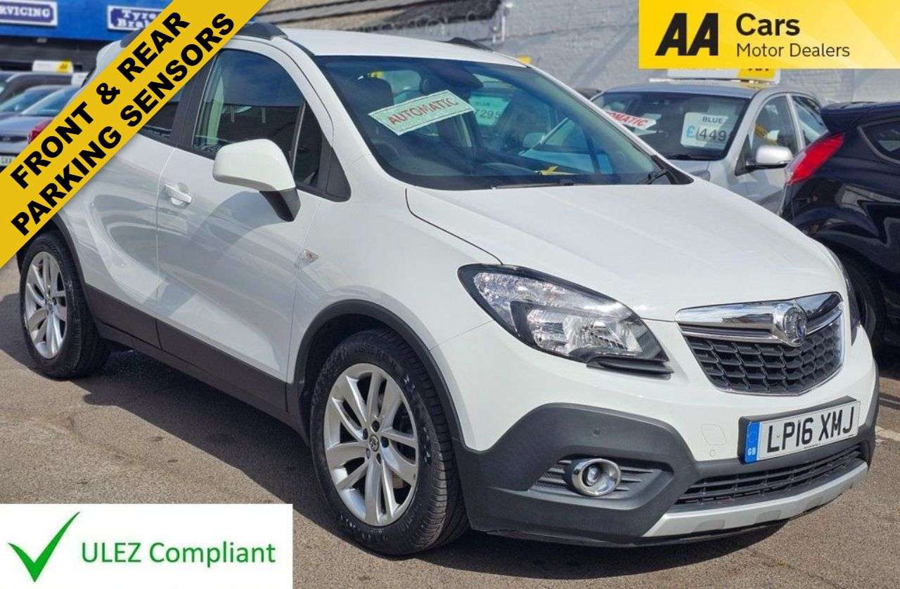 A 2016 VAUXHALL MOKKA AUTOMATIC 1.4i Turbo Exclusiv SUV 5dr Petrol Auto 2WD Euro 6 (140 ps) FRONT A 2016 VAUXHALL MOKKA AUTOMATIC 1.4i Turbo Exclusiv SUV 5dr Petrol Auto 2WD Euro 6 (140 ps) FRONT