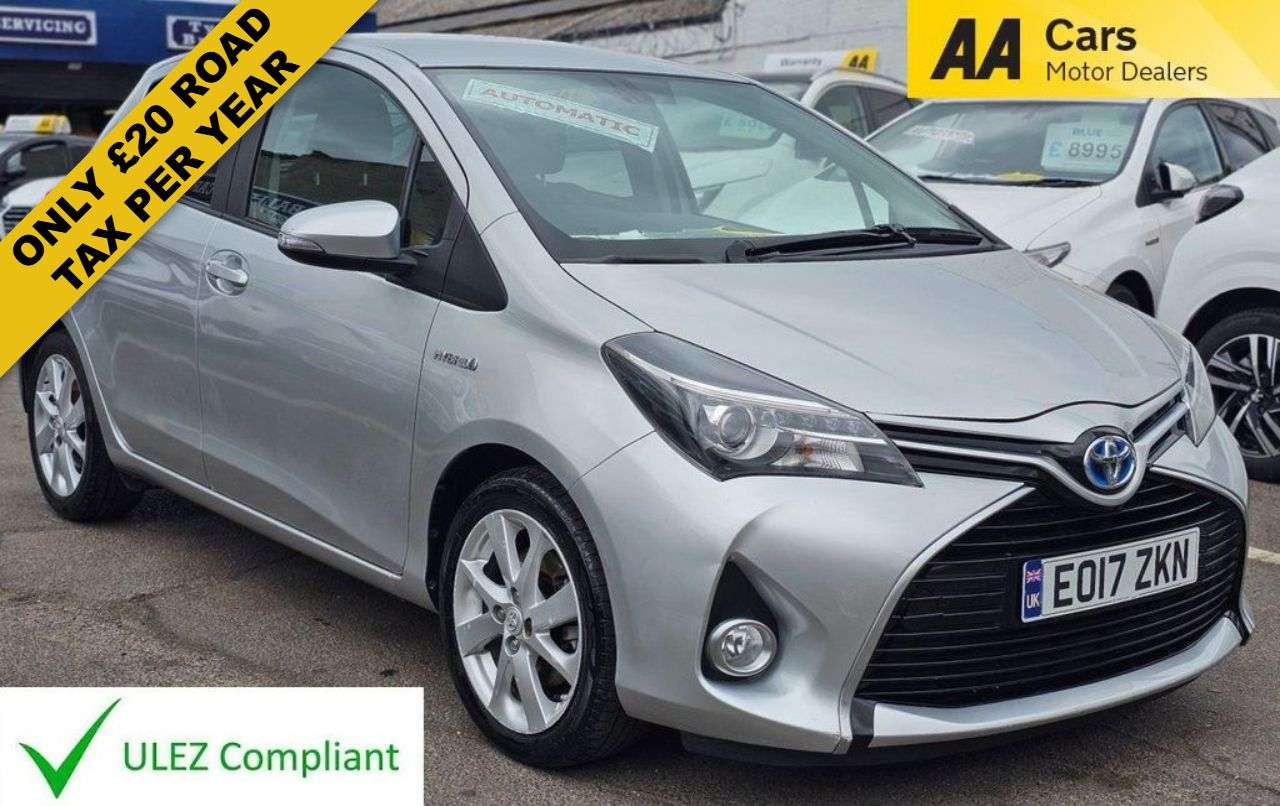 A 2017 TOYOTA YARIS 1.5 VVT-h Excel Hatchback 5dr Petrol Hybrid E-CVT Euro 6 (s/s) (15in Alloy) A 2017 TOYOTA YARIS 1.5 VVT-h Excel Hatchback 5dr Petrol Hybrid E-CVT Euro 6 (s/s) (15in Alloy)