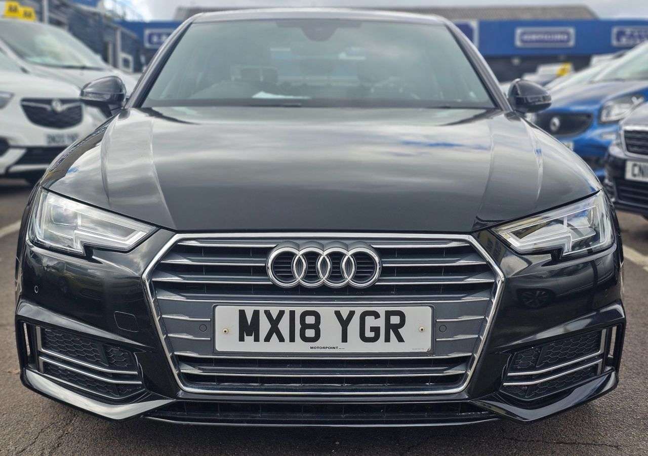 A 2018 AUDI A4 1.4 TFSI S line AUTOMATIC Saloon 4dr Petrol S Tronic Euro 6 (s/s) (150 ps) A 2018 AUDI A4 1.4 TFSI S line AUTOMATIC Saloon 4dr Petrol S Tronic Euro 6 (s/s) (150 ps)