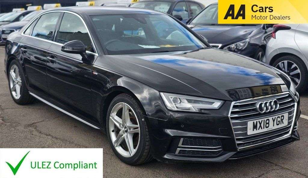 A 2018 AUDI A4 1.4 TFSI S line AUTOMATIC Saloon 4dr Petrol S Tronic Euro 6 (s/s) (150 ps) A 2018 AUDI A4 1.4 TFSI S line AUTOMATIC Saloon 4dr Petrol S Tronic Euro 6 (s/s) (150 ps)