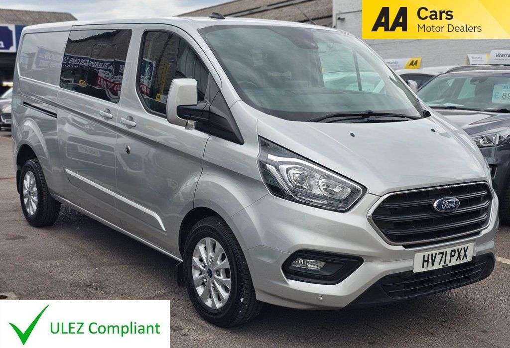 A 2021 FORD TRANSIT CUSTOM 2.0 320 EcoBlue Limited Crew Van Double Cab 5dr Diesel Manual L2 H1 Euro 6 A 2021 FORD TRANSIT CUSTOM 2.0 320 EcoBlue Limited Crew Van Double Cab 5dr Diesel Manual L2 H1 Euro 6