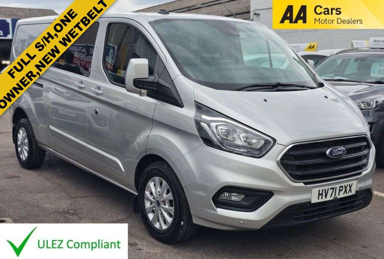 A 2021 FORD TRANSIT CUSTOM 2.0 320 EcoBlue Limited Crew Van Double Cab 5dr Diesel Manual L2 H1 Euro 6 A 2021 FORD TRANSIT CUSTOM 2.0 320 EcoBlue Limited Crew Van Double Cab 5dr Diesel Manual L2 H1 Euro 6