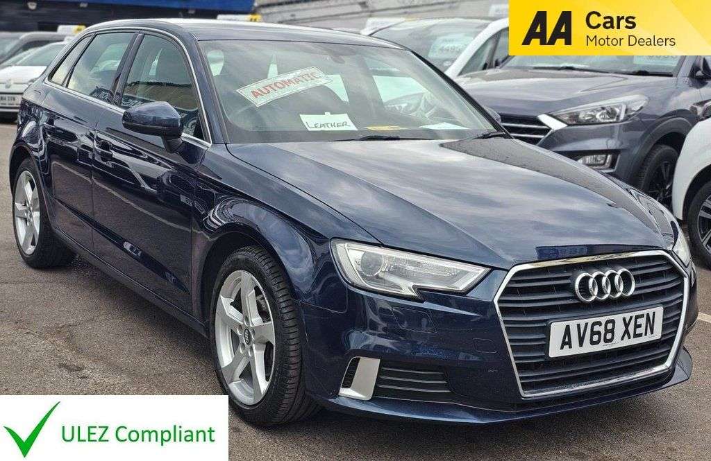 A 2018 AUDI A3 AUTOMATIC 1.5 TFSI CoD 35 Sport Sportback 5dr Petrol S Tronic Euro 6 (s/s) A 2018 AUDI A3 AUTOMATIC 1.5 TFSI CoD 35 Sport Sportback 5dr Petrol S Tronic Euro 6 (s/s)