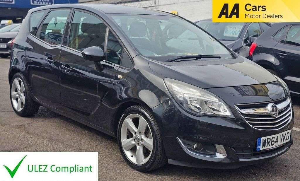 A 2014 VAUXHALL MERIVA 1.4i Tech Line MPV 5dr Petrol Manual Euro 6 (100 ps) FRONT AND REAR PARKING A 2014 VAUXHALL MERIVA 1.4i Tech Line MPV 5dr Petrol Manual Euro 6 (100 ps) FRONT AND REAR PARKING