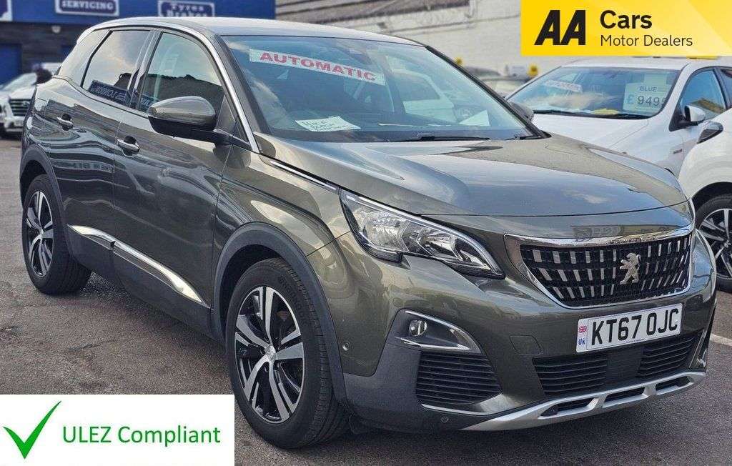 A 2018 PEUGEOT 3008 AUTOMATIC 1.6 THP Allure SUV 5dr Petrol EAT Euro 6 (s/s) (165 ps) FULL SERV A 2018 PEUGEOT 3008 AUTOMATIC 1.6 THP Allure SUV 5dr Petrol EAT Euro 6 (s/s) (165 ps) FULL SERV