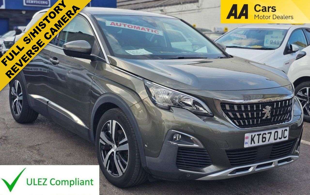 A 2018 PEUGEOT 3008 AUTOMATIC 1.6 THP Allure SUV 5dr Petrol EAT Euro 6 (s/s) (165 ps) FULL SERV A 2018 PEUGEOT 3008 AUTOMATIC 1.6 THP Allure SUV 5dr Petrol EAT Euro 6 (s/s) (165 ps) FULL SERV