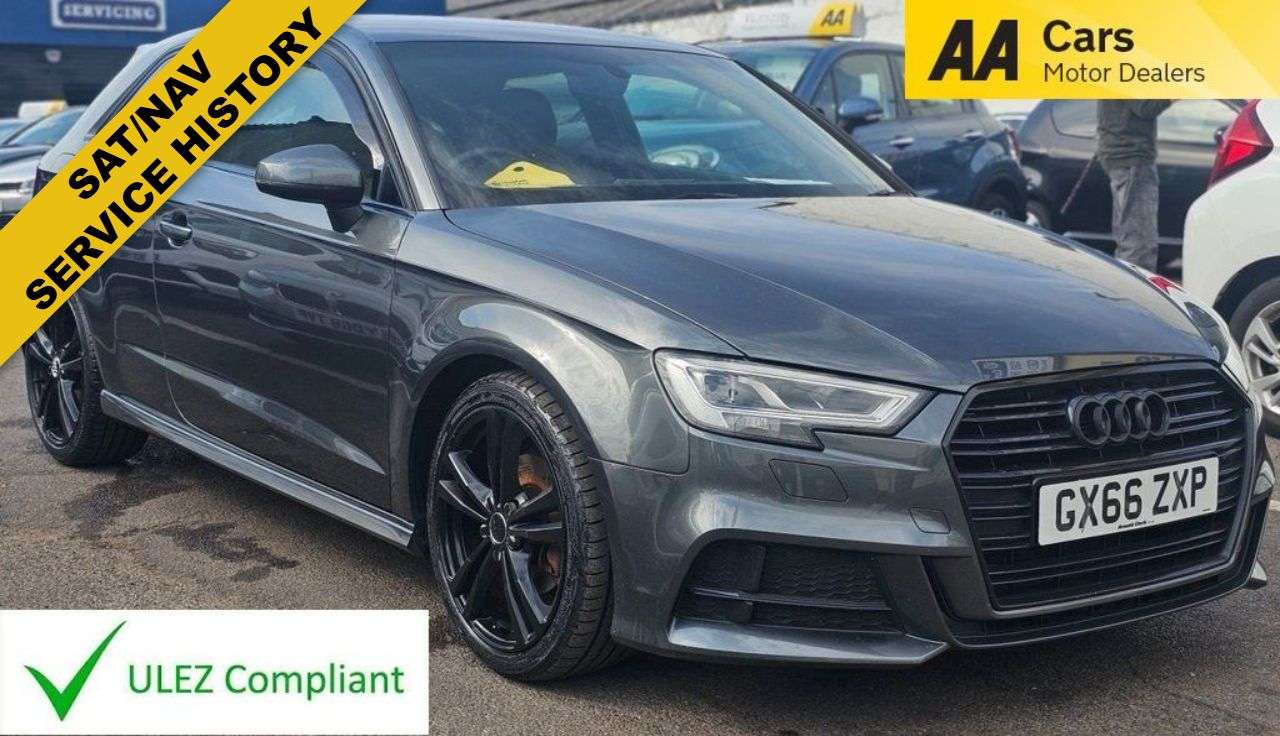 A 2016 AUDI A3 1.4 TFSI CoD S line Hatchback 3dr Petrol Manual Euro 6 (s/s) (150 ps) AIR/C A 2016 AUDI A3 1.4 TFSI CoD S line Hatchback 3dr Petrol Manual Euro 6 (s/s) (150 ps) AIR/C